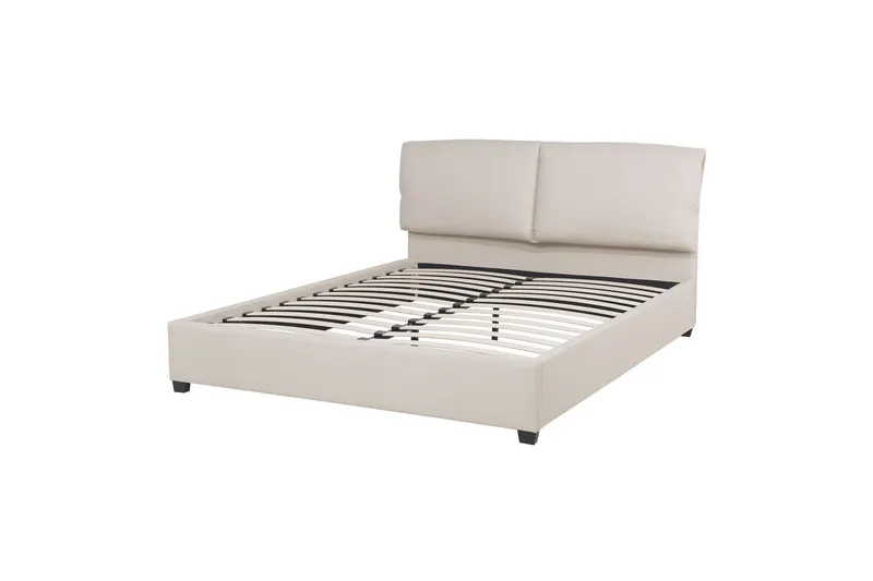 Deagan Sengramme 140x200 cm, Beige/Mørkt tre