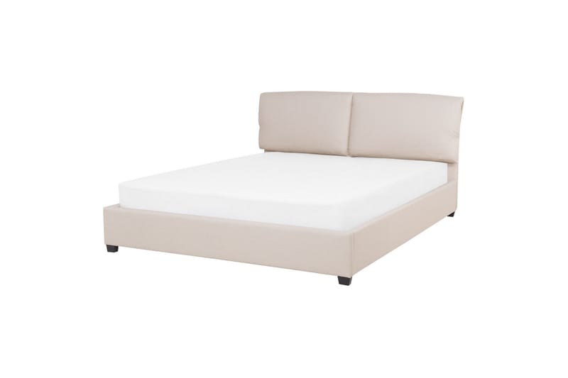 Deagan Vannseng 160x200 cm, Beige/Mørkt tre