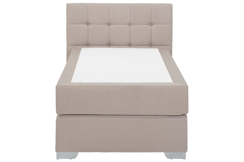 Denae Kontinentalseng 90x200 cm - Beige/Sølv - Møbler - Senger - Enkeltsenger