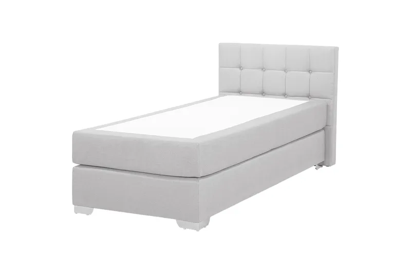 Denae Kontinentalseng 90x200 cm - Grå/Sølv - Møbler - Senger - Enkeltsenger