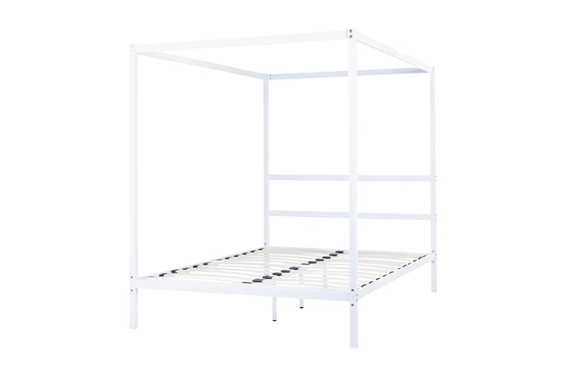 Denaya Himmelsseng 140x200 cm - Hvit - Møbler - Senger - Himmelseng