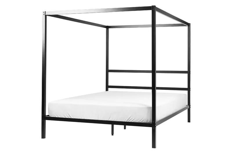 Denaya Himmelsseng 160x200 cm - Svart - Møbler - Senger - Himmelseng