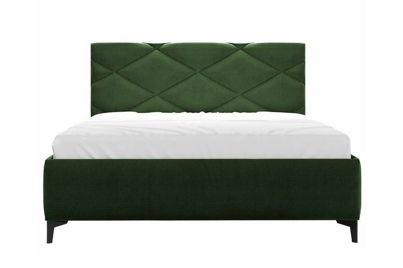Derry Sengeramme 140x200 cm - Mørkegrønn - Sengeramme & sengestamme