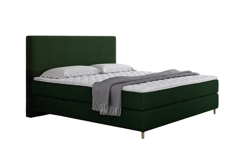 Derry Sengeramme 180x200 cm - Mørkegrønn - Sengeramme & sengestamme