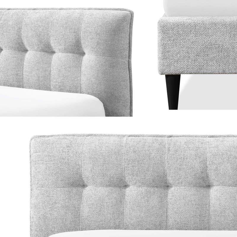 Deyros sengeramme 180x200 cm - grå - Møbler - Senger - Sengeramme & sengestamme