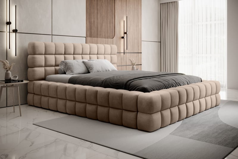 Dizzle Sengeramme 140x200 cm - Beige - Møbler - Senger - Sengeramme & sengestamme