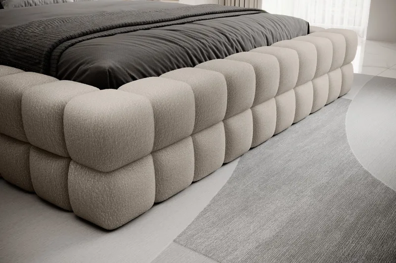 Dizzle Sengeramme 140x200 cm - Beige - Møbler - Senger - Sengeramme & sengestamme