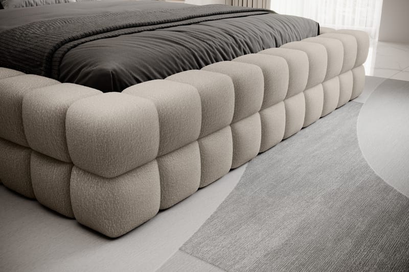 Dizzle Sengeramme 140x200 cm - Beige - Møbler - Senger - Sengeramme & sengestamme
