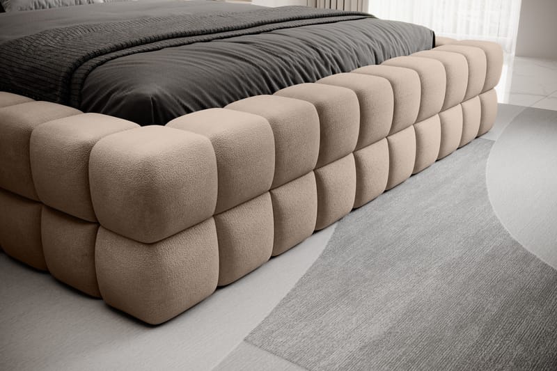 Dizzle Sengeramme 140x200 cm - Beige - Møbler - Senger - Sengeramme & sengestamme
