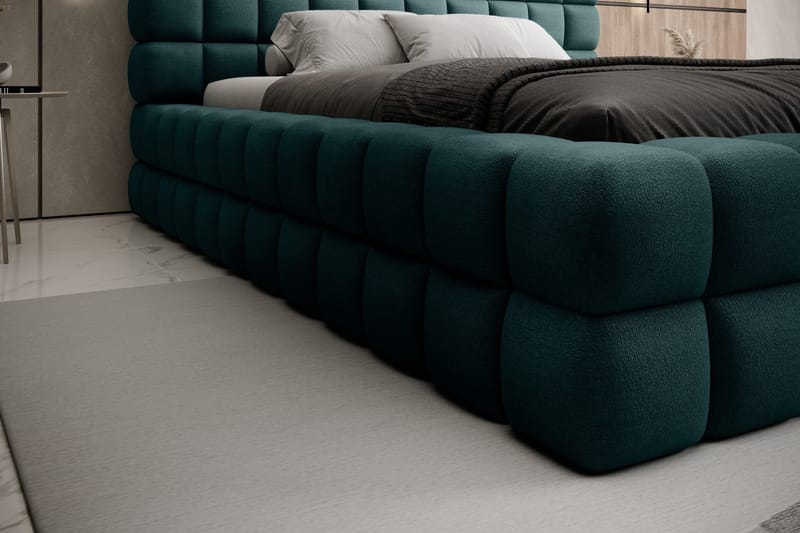 Dizzle Sengeramme 140x200 cm - Grønn - Møbler - Senger - Sengeramme & sengestamme