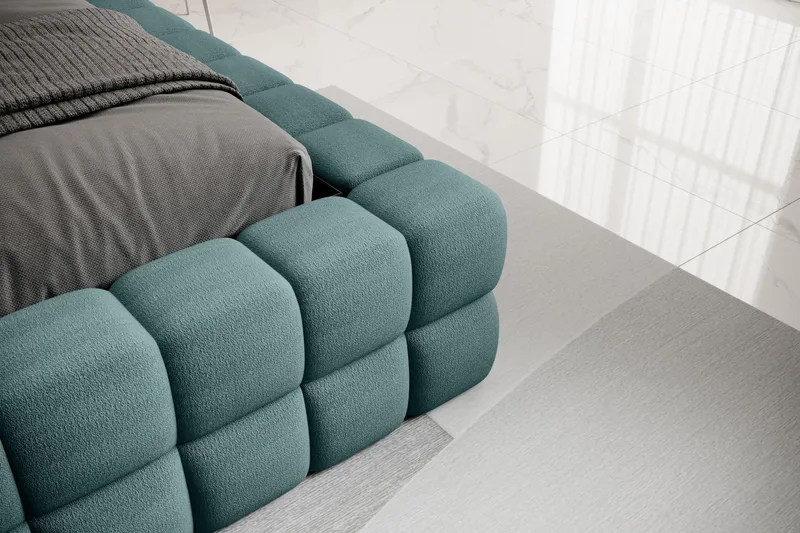 Dizzle Sengeramme 140x200 cm - Grønn - Møbler - Senger - Sengeramme & sengestamme