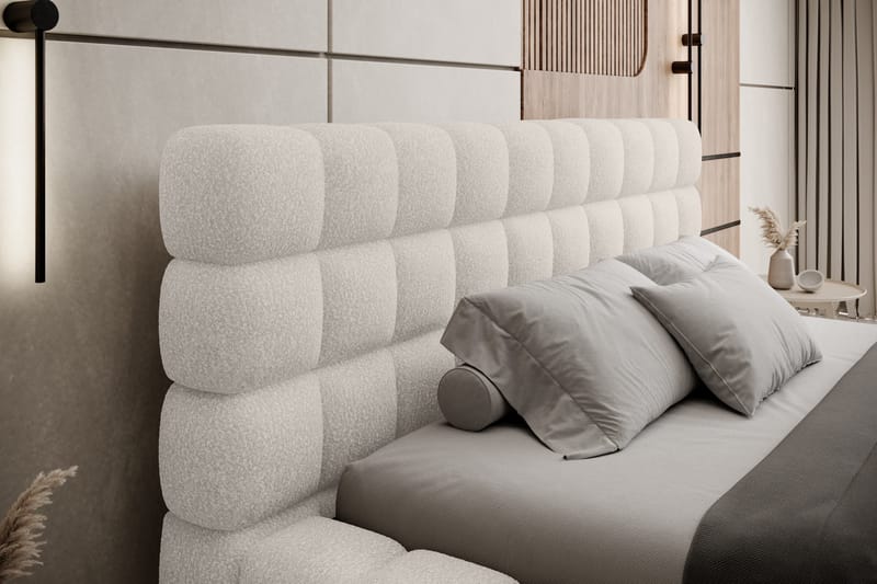 Dizzle Sengeramme 140x200 cm - Hvit - Møbler - Senger - Sengeramme & sengestamme