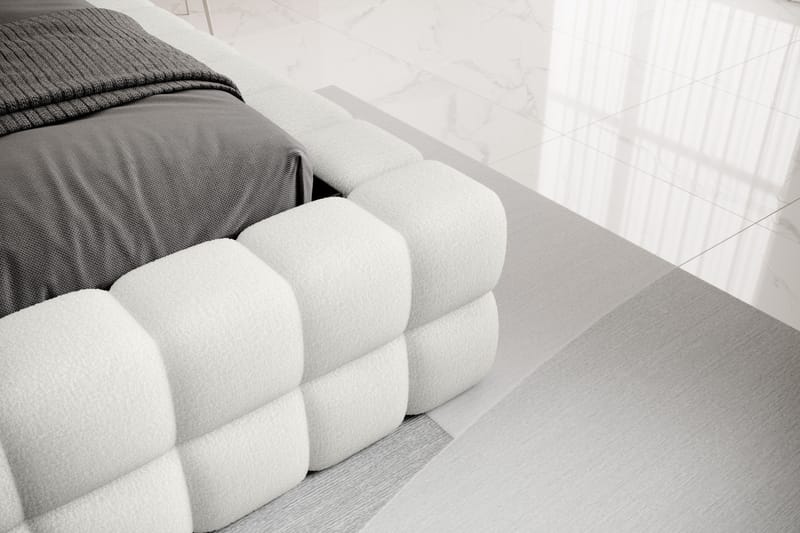 Dizzle Sengeramme 140x200 cm - Hvit - Møbler - Senger - Sengeramme & sengestamme