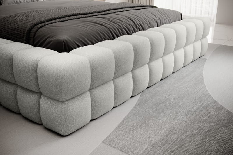 Dizzle Sengeramme 140x200 cm - Hvit - Møbler - Senger - Sengeramme & sengestamme