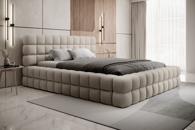 Dizzle Sengeramme 160x200 cm - Beige - Møbler - Senger - Sengeramme & sengestamme