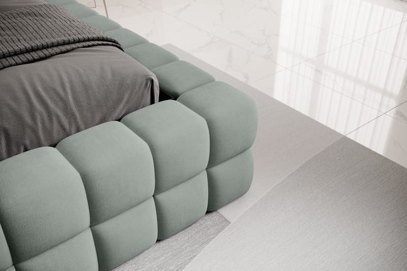 Dizzle Sengeramme 160x200 cm - Grønn - Møbler - Senger - Sengeramme & sengestamme