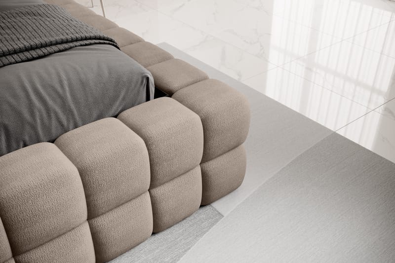 Dizzle Sengeramme 160x200 cm - Mørk beige - Møbler - Senger - Sengeramme & sengestamme