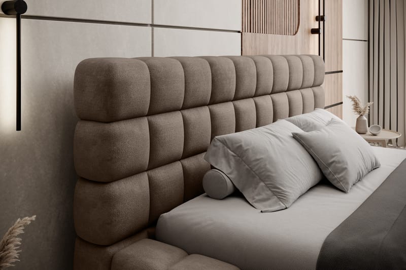 Dizzle Sengeramme 160x200 cm - Mørk beige - Møbler - Senger - Sengeramme & sengestamme