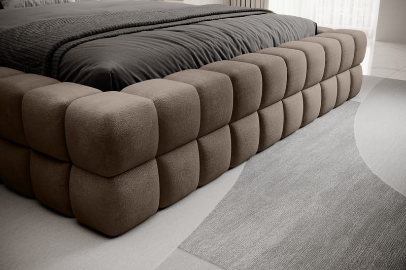 Dizzle Sengeramme 160x200 cm - Mørk beige - Møbler - Senger - Sengeramme & sengestamme