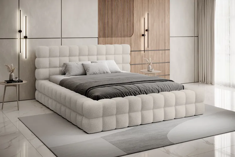 Dizzle Sengramme 140x200 cm - Beige - Møbler - Senger - Sengeramme & sengestamme