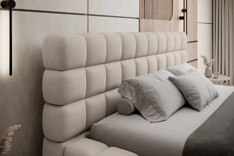 Dizzle Sengramme 140x200 cm - Beige - Møbler - Senger - Sengeramme & sengestamme