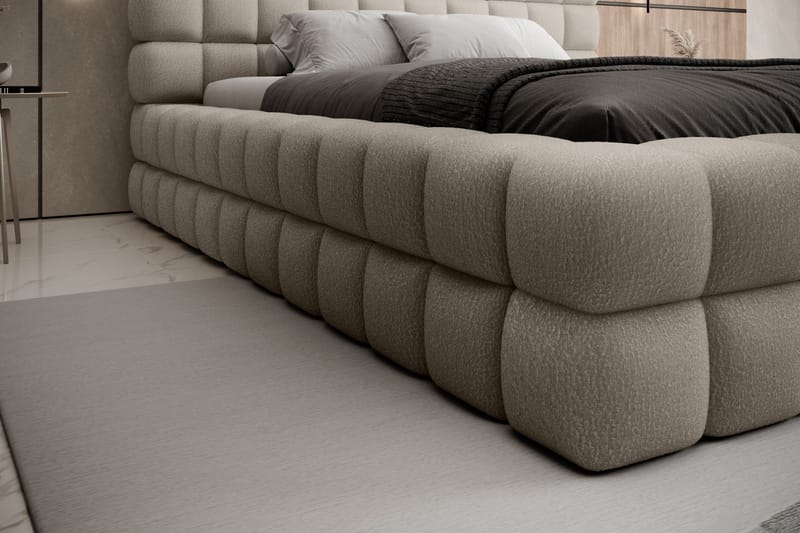 Dizzle Sengramme 140x200 cm - Beige - Møbler - Senger - Sengeramme & sengestamme