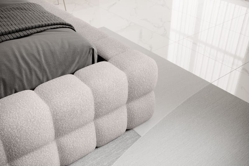 Dizzle Sengramme 140x200 cm - Grå - Møbler - Senger - Sengeramme & sengestamme