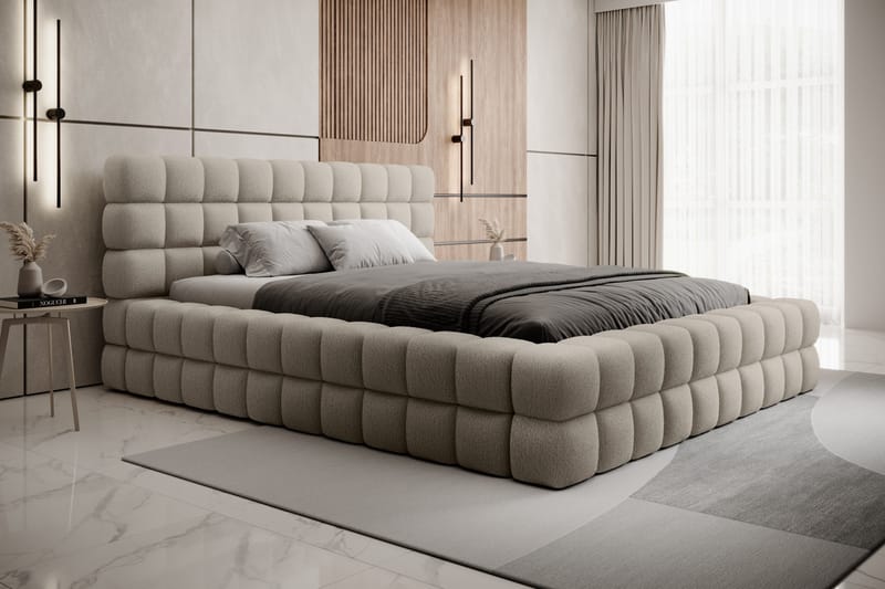 Dizzle Sengramme 160x200 cm - Beige - Møbler - Senger - Sengeramme & sengestamme