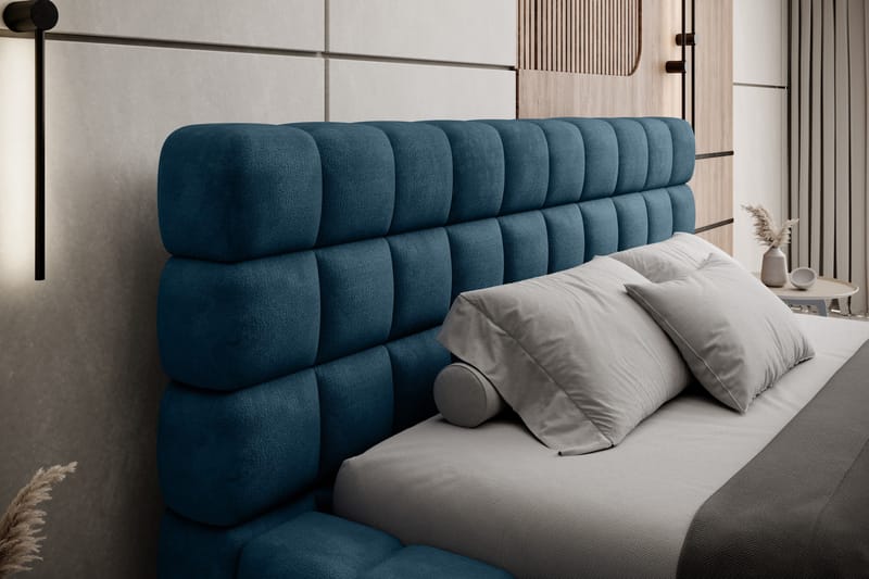 Dizzle Sengramme 160x200 cm - Blå - Møbler - Senger - Sengeramme & sengestamme