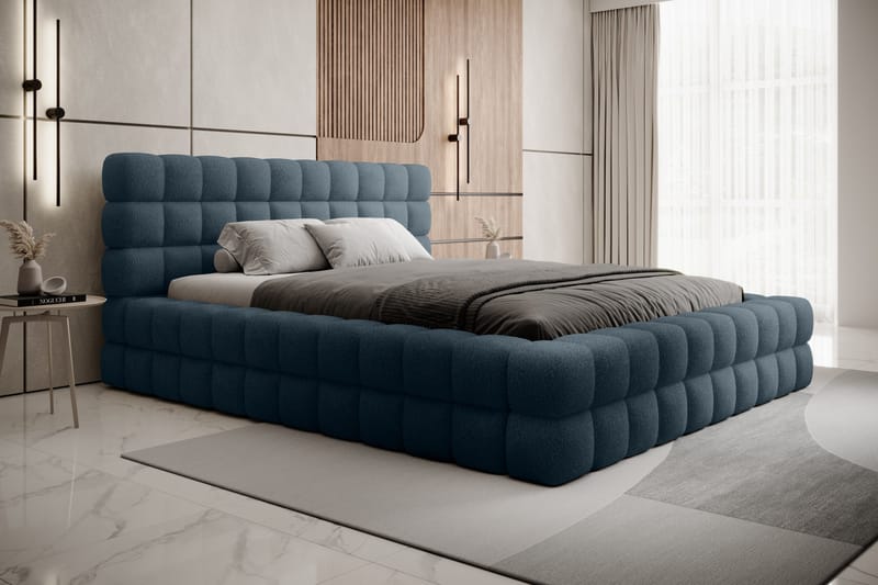 Dizzle Sengramme 160x200 cm - Blå - Møbler - Senger - Sengeramme & sengestamme