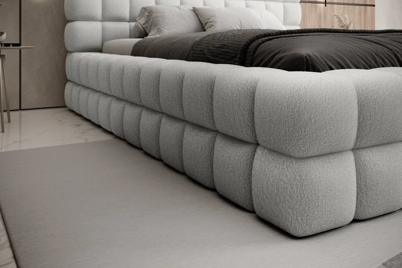 Dizzle Sengramme 160x200 cm - Hvit - Møbler - Senger - Sengeramme & sengestamme