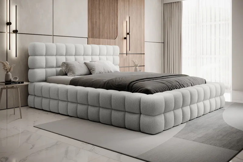 Dizzle Sengramme 160x200 cm - Hvit - Møbler - Senger - Sengeramme & sengestamme