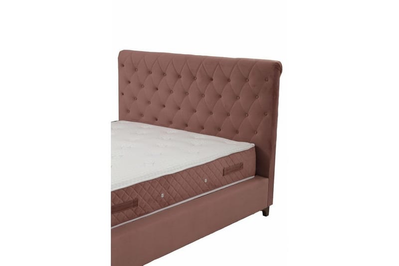 Dobbel madrass, base og hodegjerde Subra-sett Støvete Veyae - 140 x 200 cm - Møbler - Senger - Komplett sengepakke