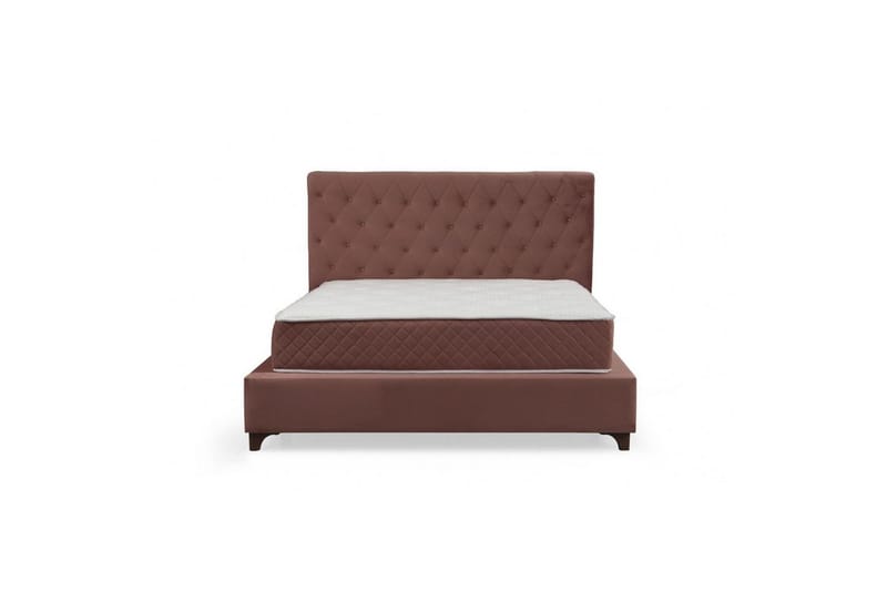 Dobbel madrass, base og hodegjerde Subra-sett Støvete Veyae - 160 x 200 cm - Møbler - Senger - Komplett sengepakke