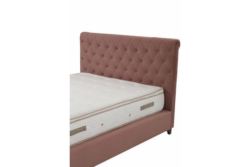 Dobbel madrass, base og hodegjerde Subra-sett Støvete Veyae - 160 x 200cm - Møbler - Senger - Komplett sengepakke