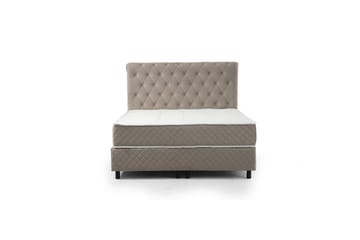 Dobbel madrass, base og hodegjerde Sudamoon Sett Beige