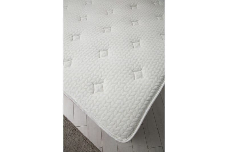 Dobbel madrass, base og hodegjerde Sudamoon Sett Støvet Veyae - 140 x 35 x 208 cm - Møbler - Senger - Komplett sengepakke