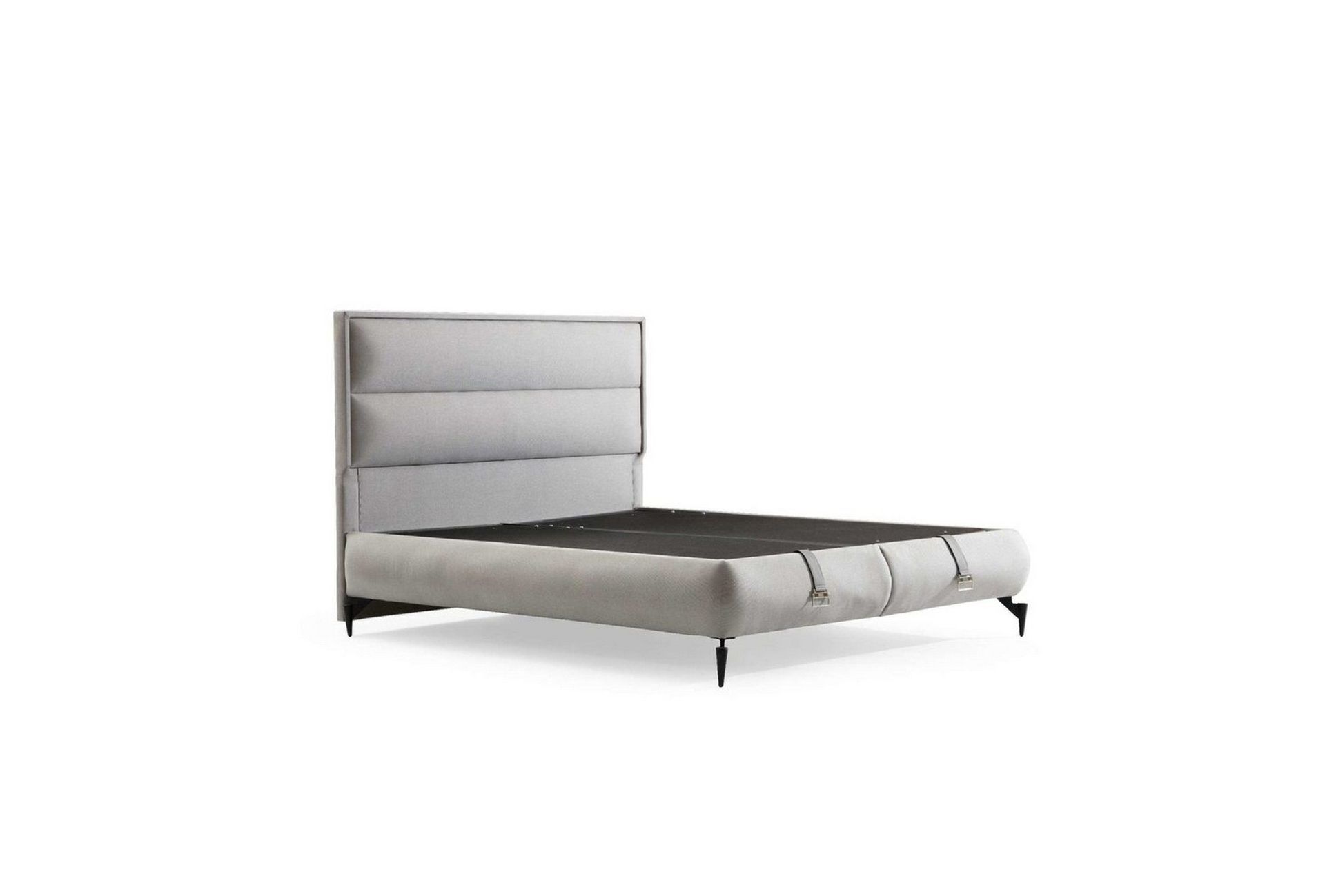 Dobbelseng Base & Hodegavl Fresh Grå - 120 x 41 x 200 cm