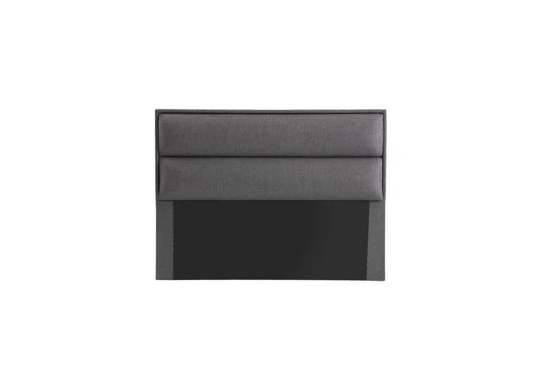 Dobbelseng Base & Hodegavl Springsure Mørkegrå - 140 x 41 x 200 cm - Møbler - Senger - Sengeramme & sengestamme