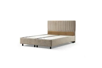 Dobbelseng Base & Hodegavl Sudamal Brun - 140 x 110 x 200 cm - Møbler - Senger - Sengeramme & sengestamme