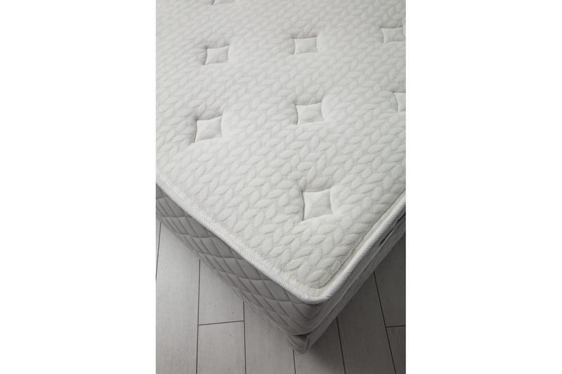 Dobbelseng Base & Hodegavl Sudamoon Grå - 150 x 35 x 208 cm - Møbler - Senger - Komplett sengepakke