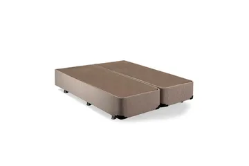 Dobbelseng Base Dasina Dobbel Beige - 200 x 200 cm - Møbler - Senger - Sengeramme & sengestamme