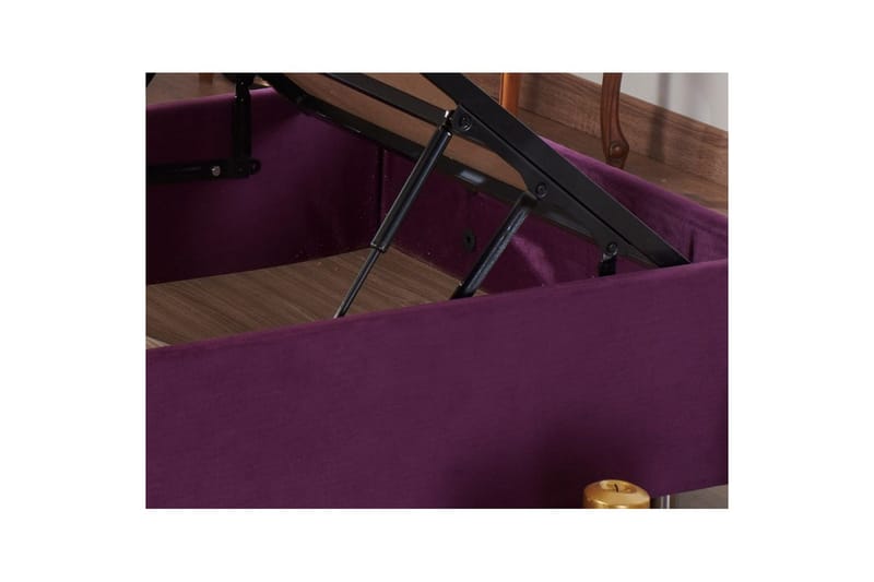 Dobbelseng Base Lilla Dobbel Lilla - 160 x 200 x 38 cm - Møbler - Senger - Sengeramme & sengestamme