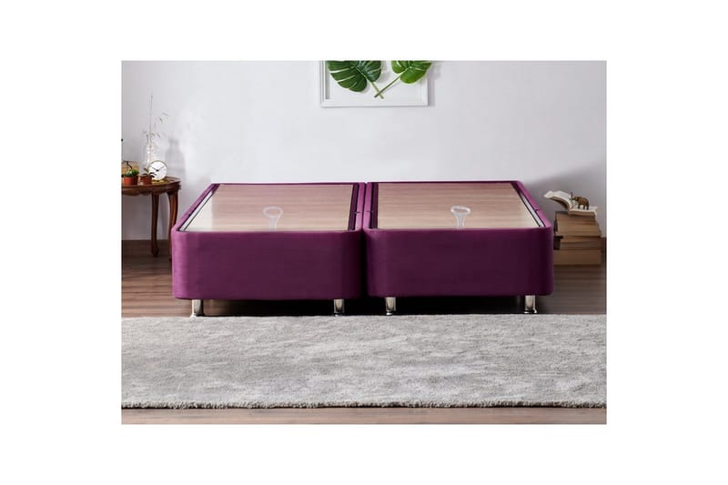 Dobbelseng Base Lilla Dobbel Lilla, 200 x 200 x 38 cm