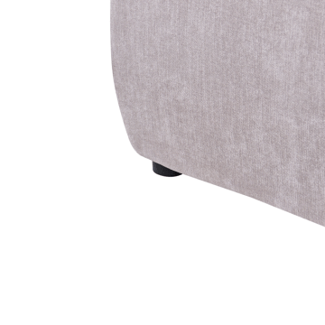 Dobbelseng Mouzon 140x200 cm - Taupe - Møbler - Senger - Sengeramme & sengestamme