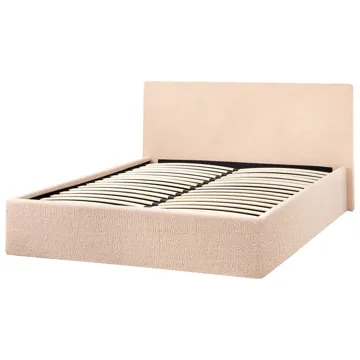 Dobbelseng Orbey 120x200 cm - Beige - Møbler - Senger - Sengeramme & sengestamme