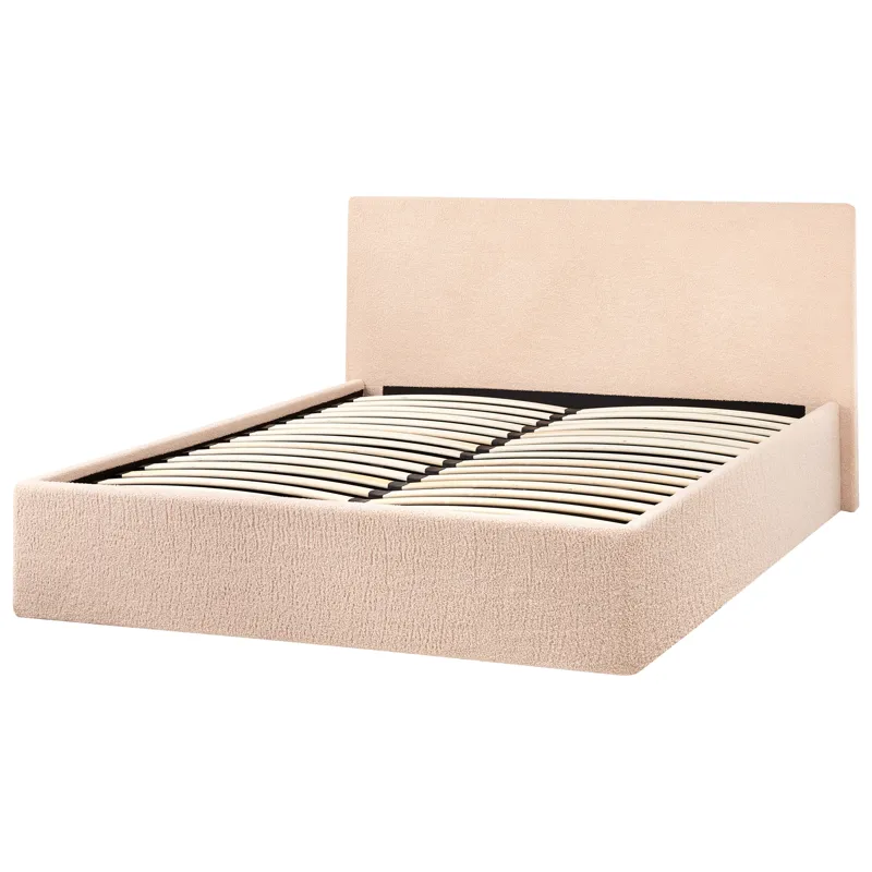 Dobbelseng Orbey 120x200 cm - Beige - Møbler - Senger - Sengeramme & sengestamme