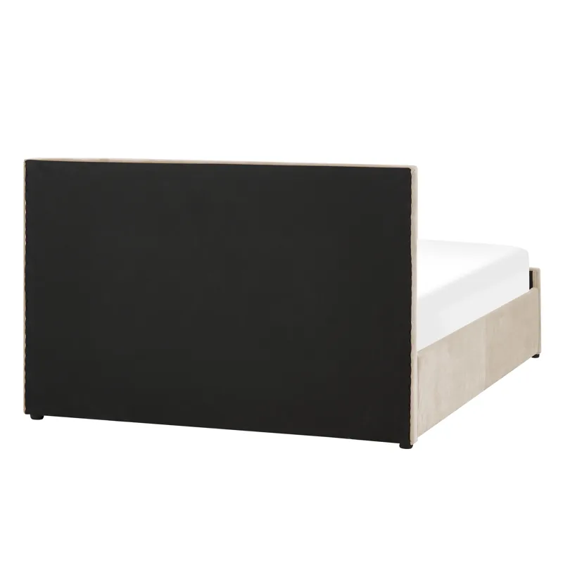 Dobbelseng Rochefort 180x200 cm - Beige - Møbler - Senger - Sengeramme & sengestamme