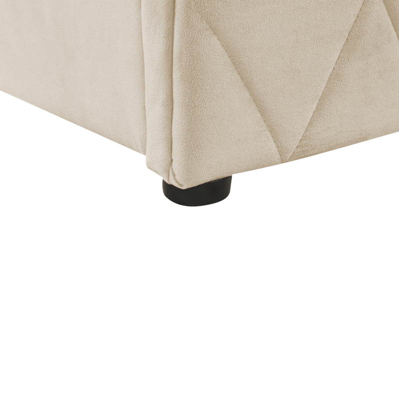 Dobbelseng Rochefort 180x200 cm - Beige - Møbler - Senger - Sengeramme & sengestamme