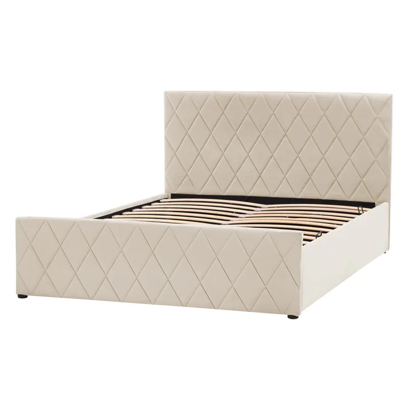 Dobbelseng Rochefort 180x200 cm - Beige - Møbler - Senger - Sengeramme & sengestamme